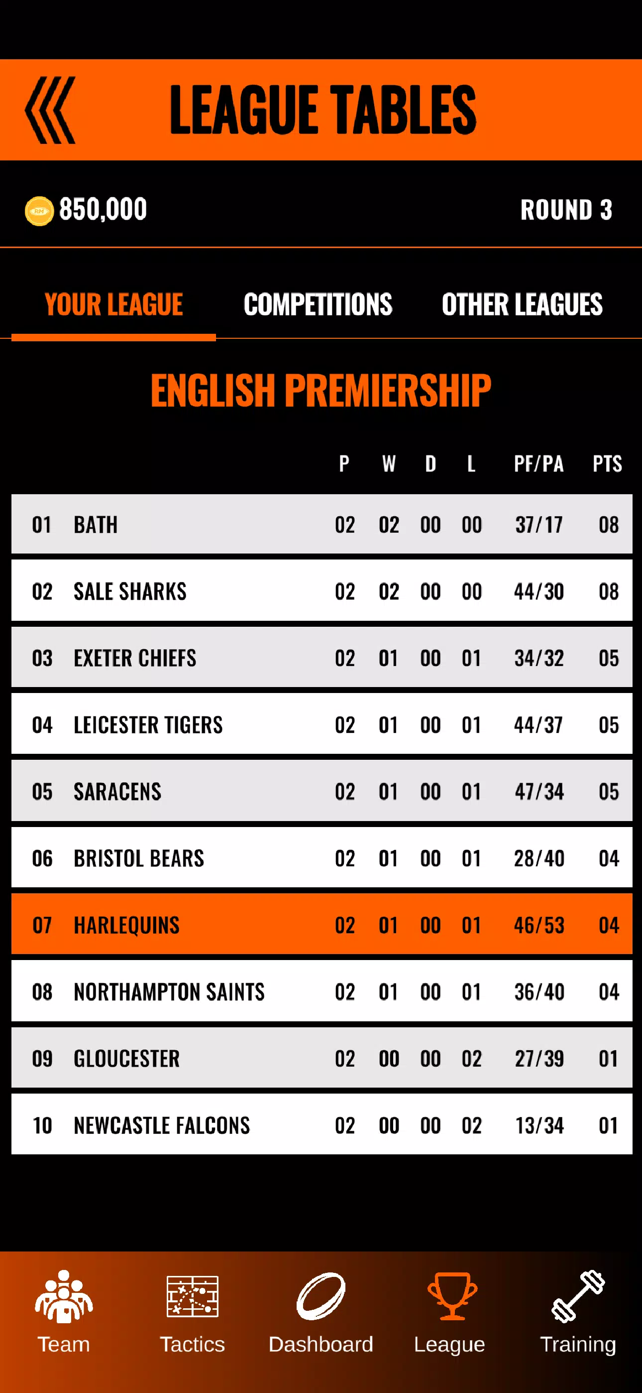 Rugby Manager 25 スクリーンショット 4