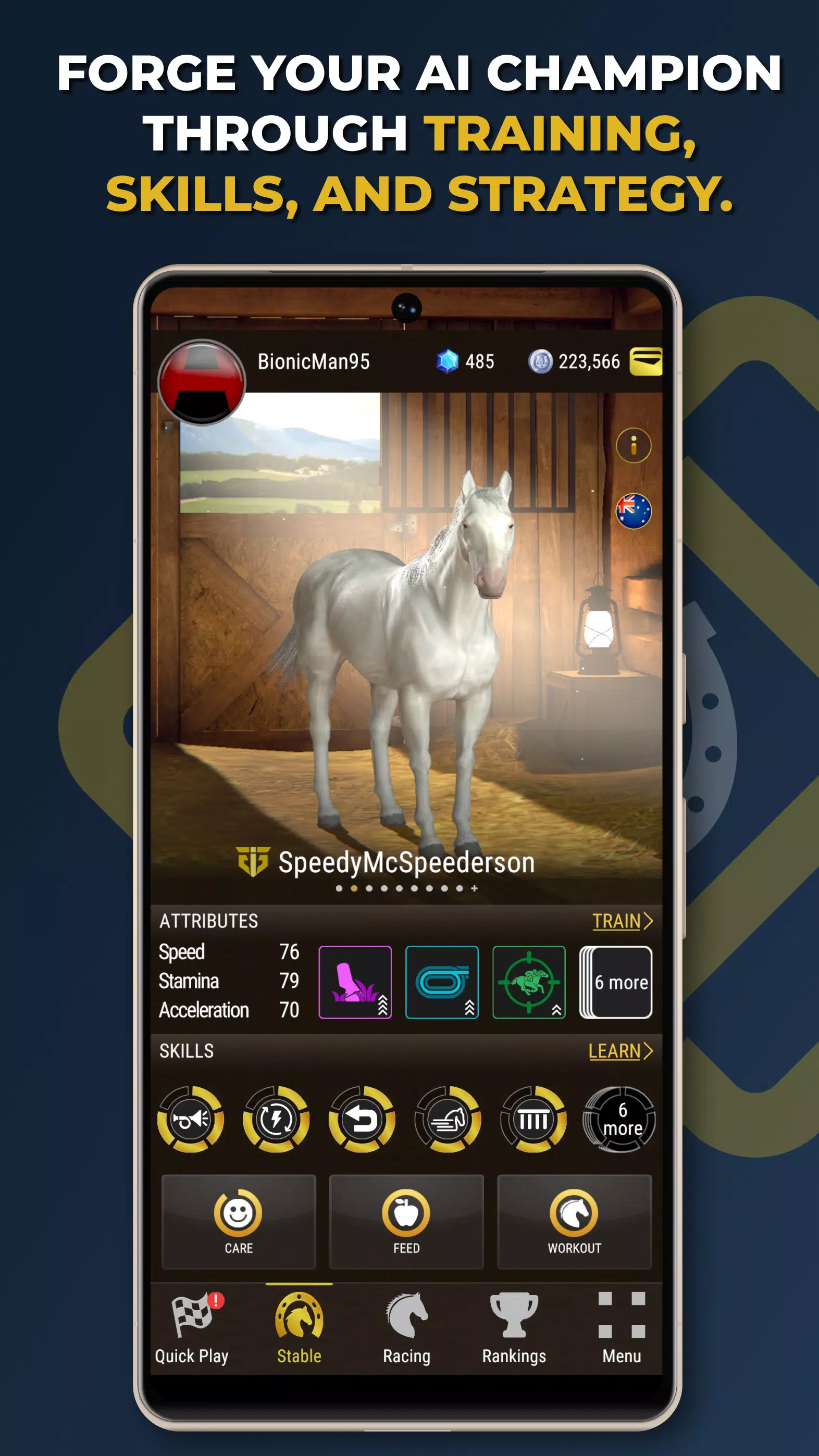 Owners Club - AI Horse Racing スクリーンショット 2