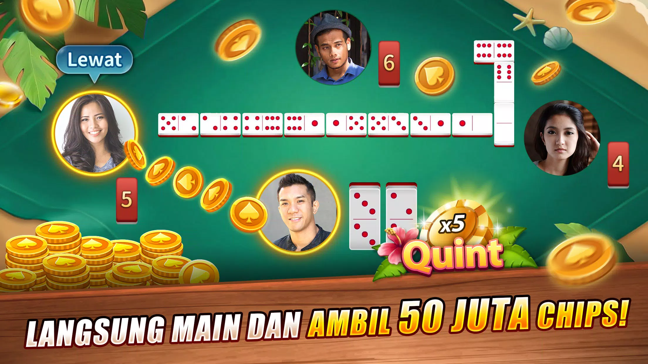 LUXY Domino Gaple QiuQiu Poker स्क्रीनशॉट 1