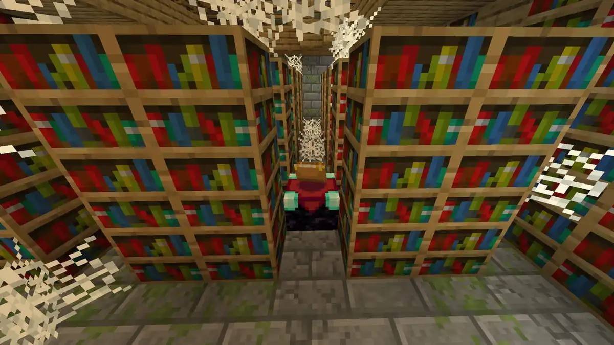 boekenplank in Minecraft