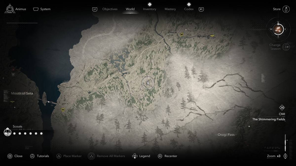 Legendary sumi-e lokasyon sa Assassin's Creed Shadows.