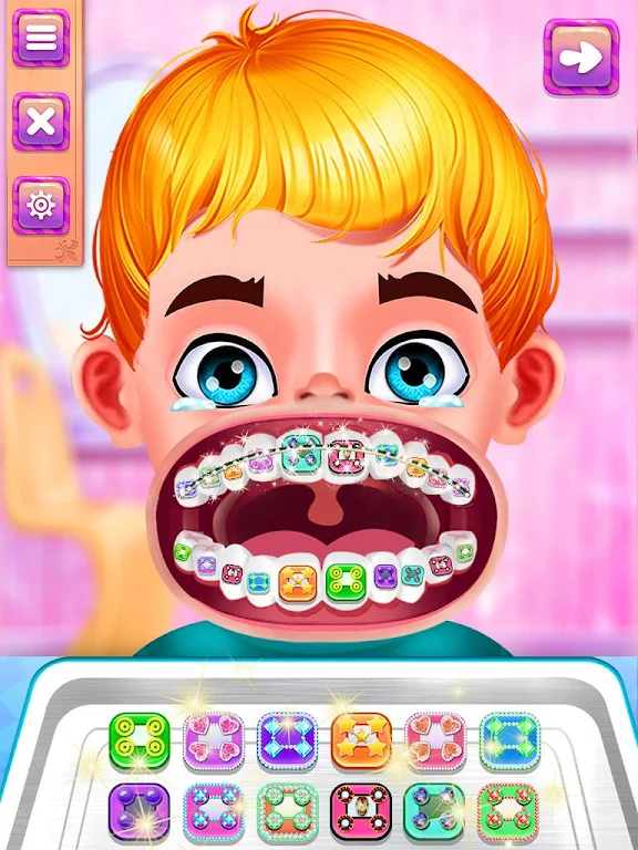 Mouth care doctor dentist game ဖန်သားပြင်ဓာတ်ပုံ 2