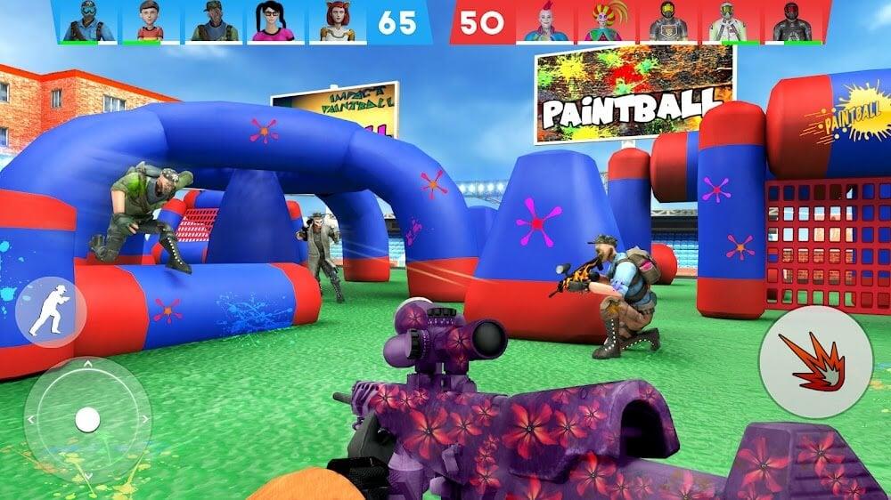 Paintball Shooting Game 3D স্ক্রিনশট 4