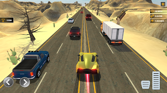 Heavy Traffic Rider Car Game Tangkapan skrin 1