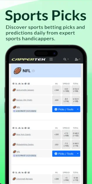 CapperTek Sports Betting Tools Screenshot 2