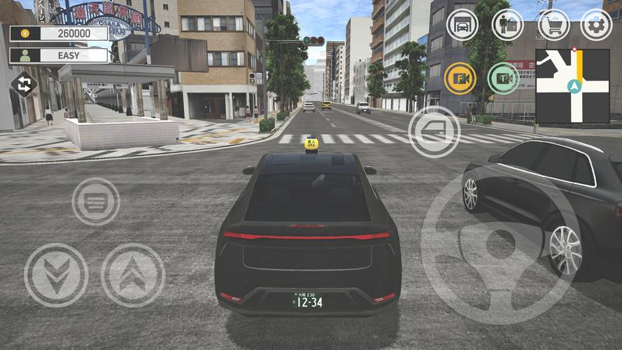 Japan Taxi Simulator : Driving Capture d'écran 4