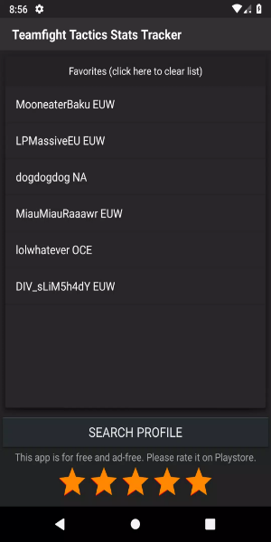 Teamfight Tactics Tracker Captura de tela 3