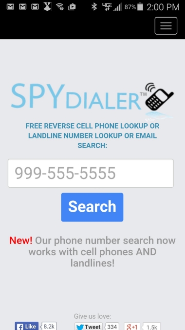 Spy Dialer ภาพหน้าจอ 1