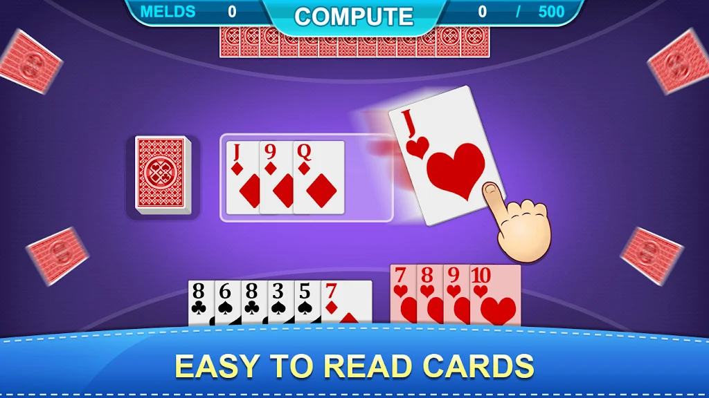 Rummy - Gin Rummy Card Games Capture d'écran 2