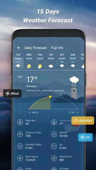 Local Radar Weather Forecast Captura de tela 3