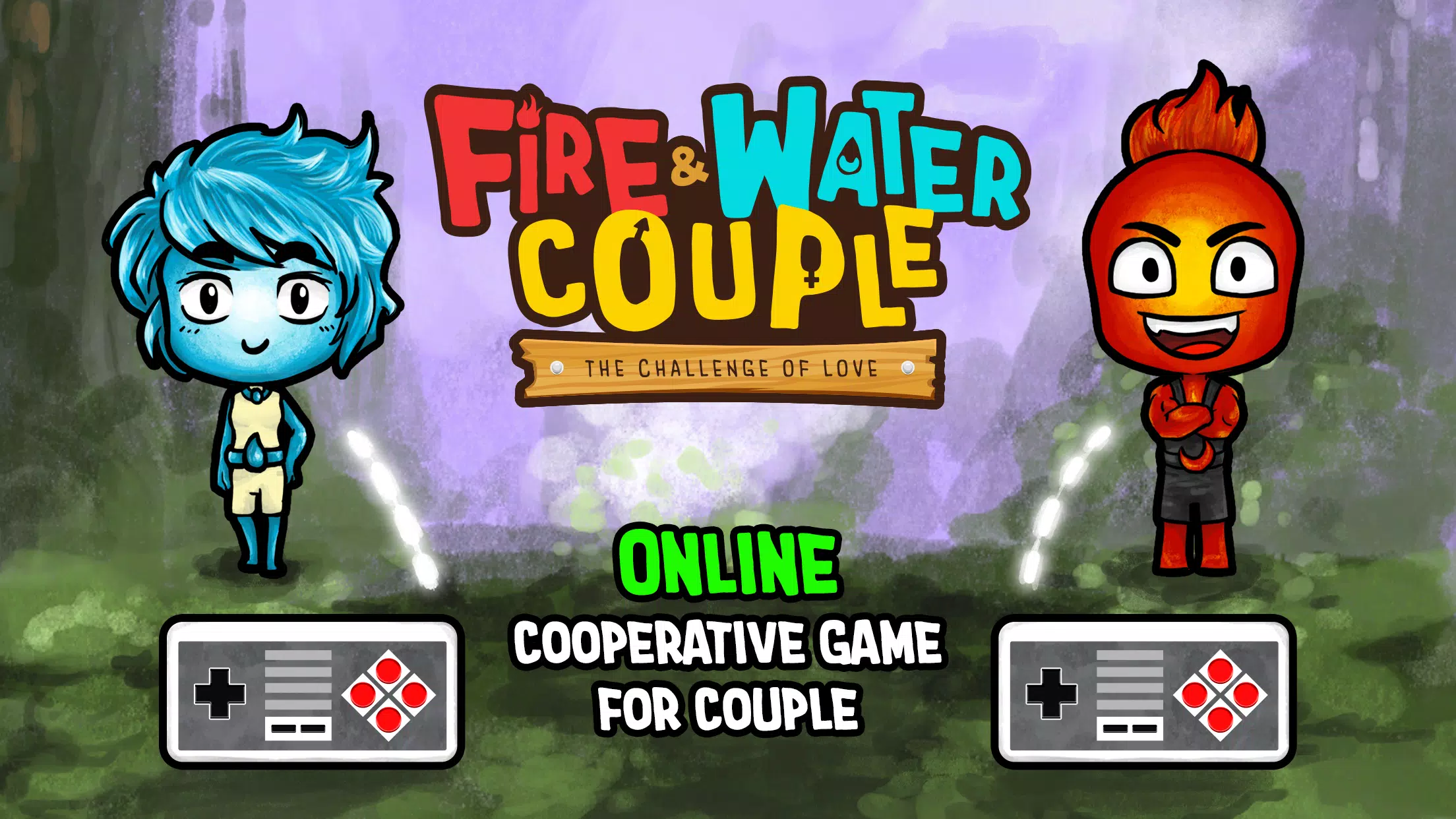 Fire and Water: Online Co-op Ảnh chụp màn hình 1