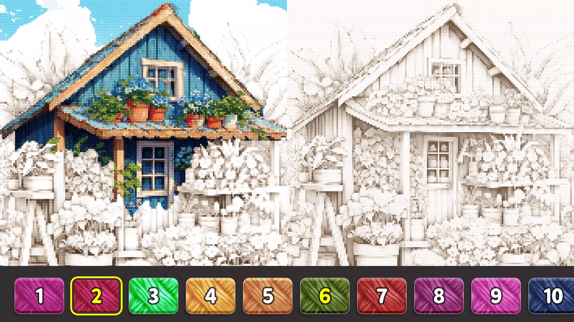 Cross Stitch: Color by Number Screenshot 3