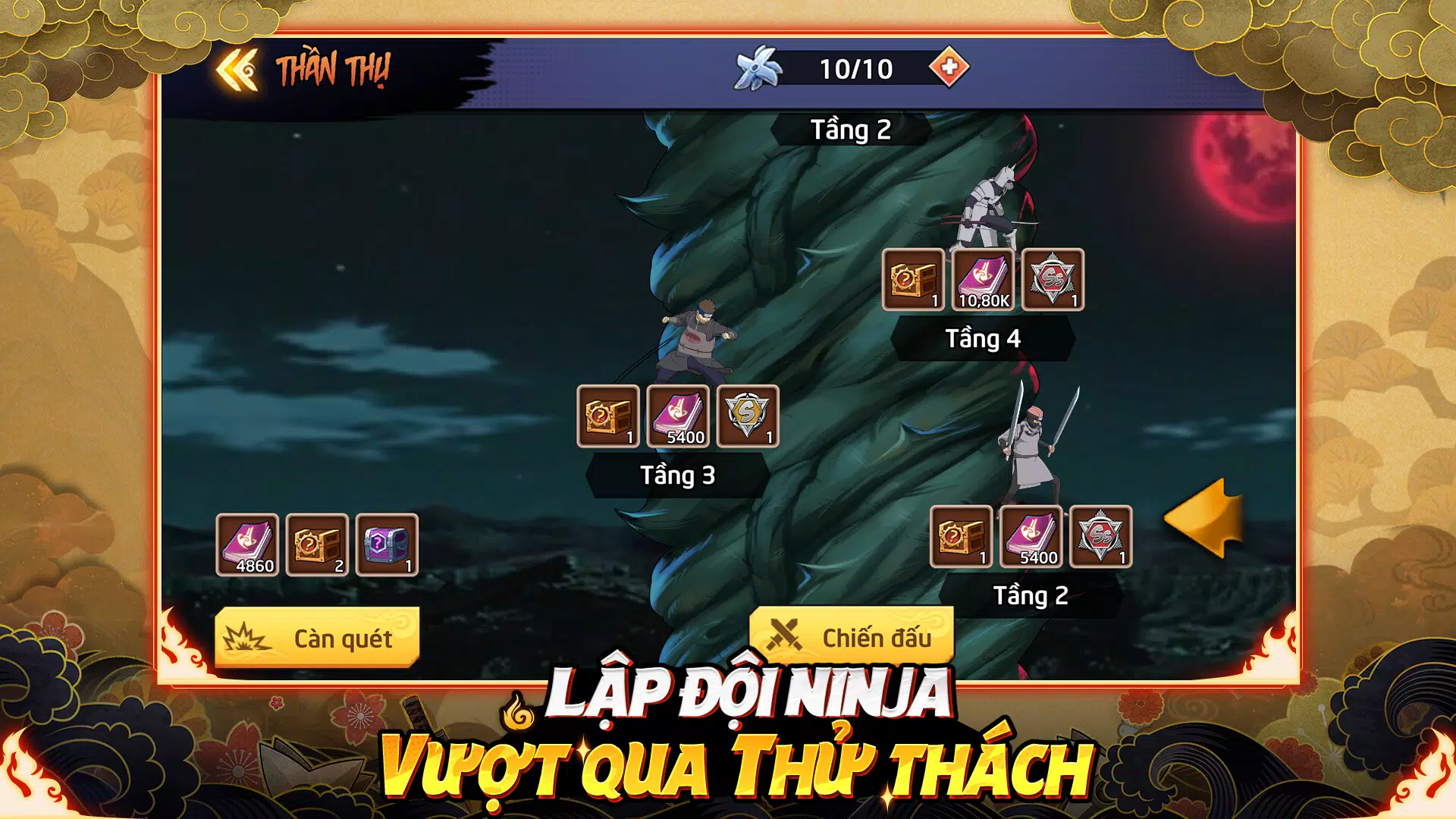 Huyền Thoại Nhẫn Giả Captura de tela 4