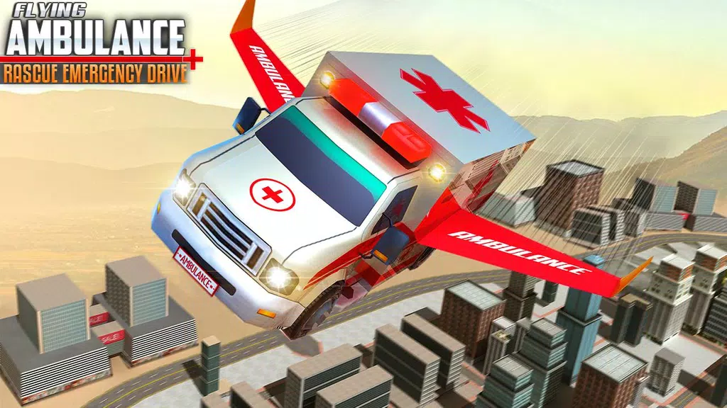 Flying Ambulance Rescue Drive Ekran Görüntüsü 3