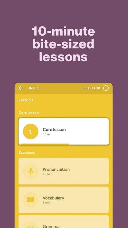 Rosetta Stone: Learn, Practice स्क्रीनशॉट 1