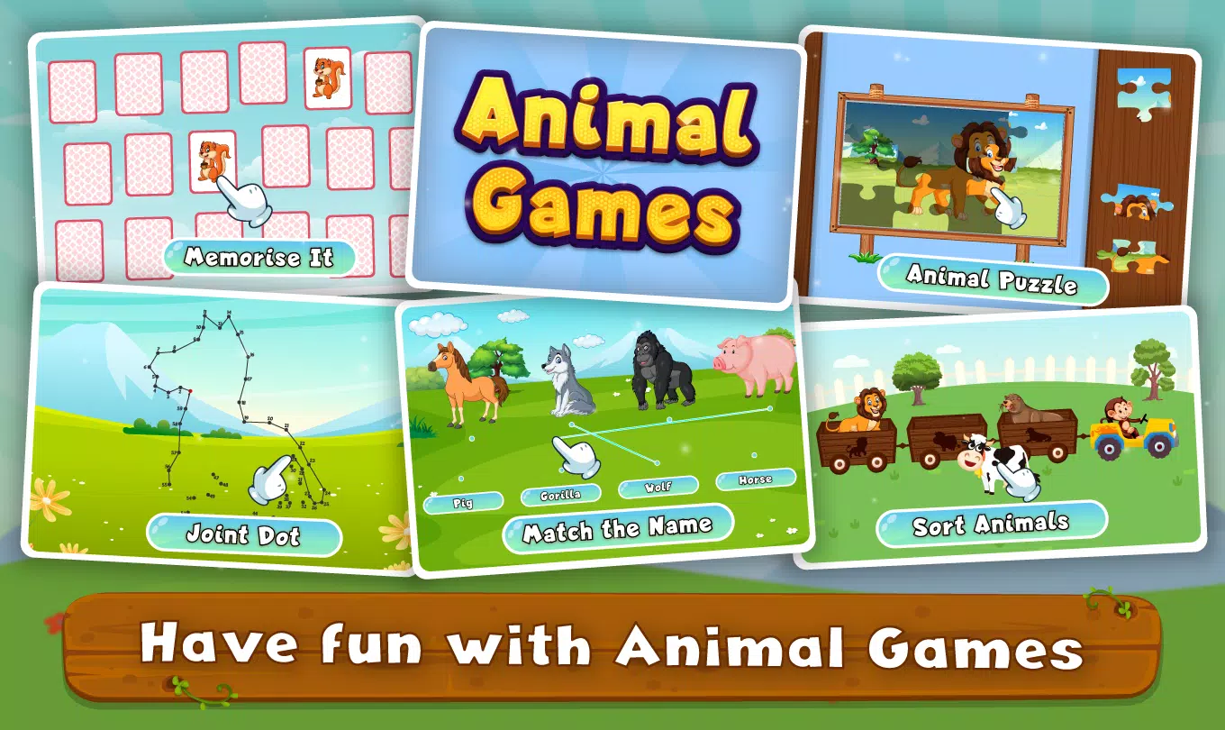 Kids Animal Sounds & Games Schermafbeelding 4