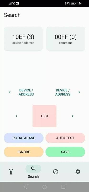 IrCode Finder Universal Remote Captura de tela 2