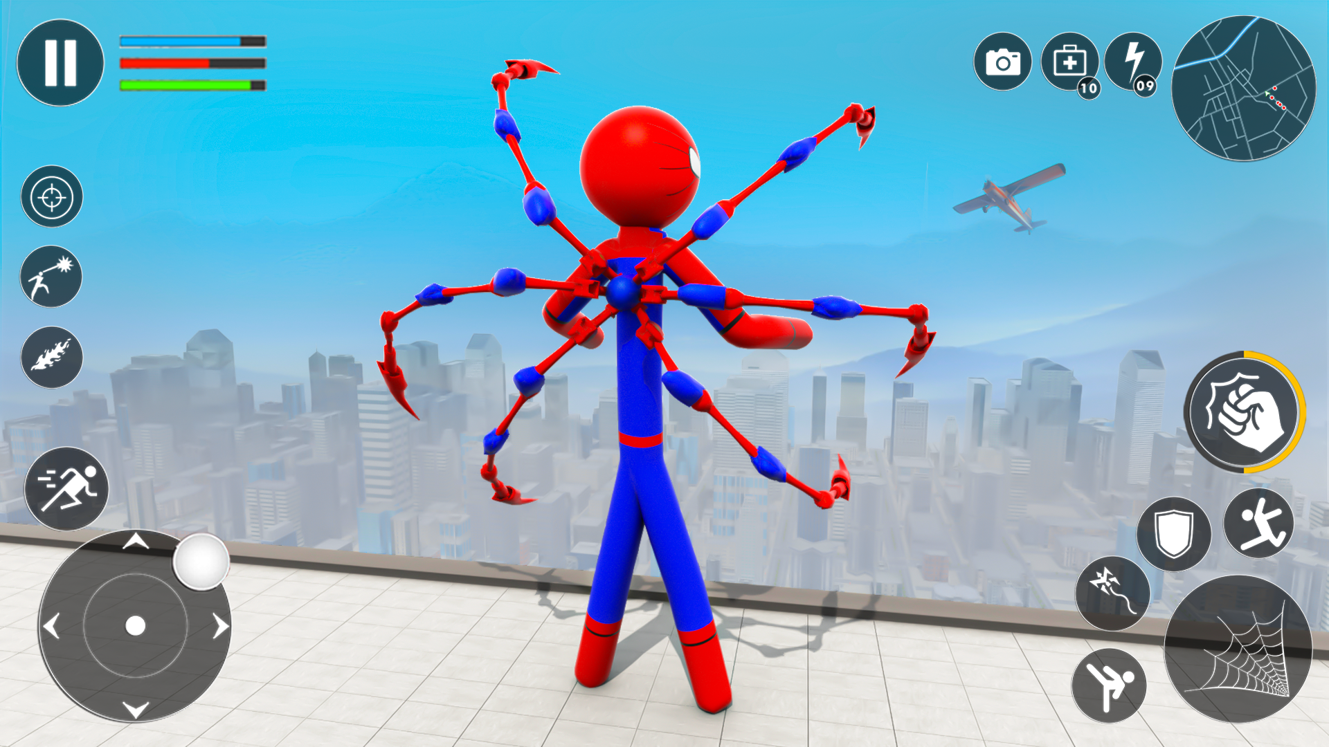 Spider Hero Man Game-Superhero スクリーンショット 1