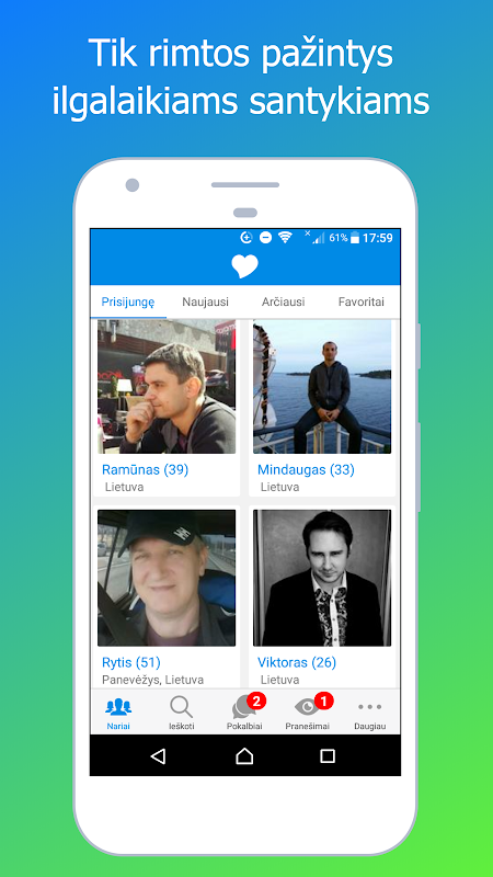 antrapuse.lt - Rimtos Pažintys Скриншот 1