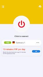 VPN Germany - DE VPN Proxy 스크린샷 1