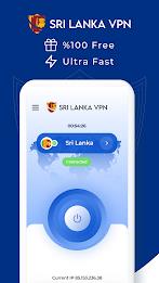 VPN Sri Lanka - Get LK IP Captura de pantalla 1