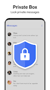 Messenger SMS: message & chat Capture d'écran 4