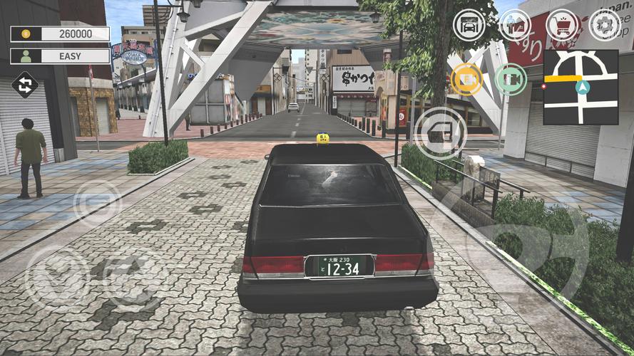 Japan Taxi Simulator : Driving Schermafbeelding 1