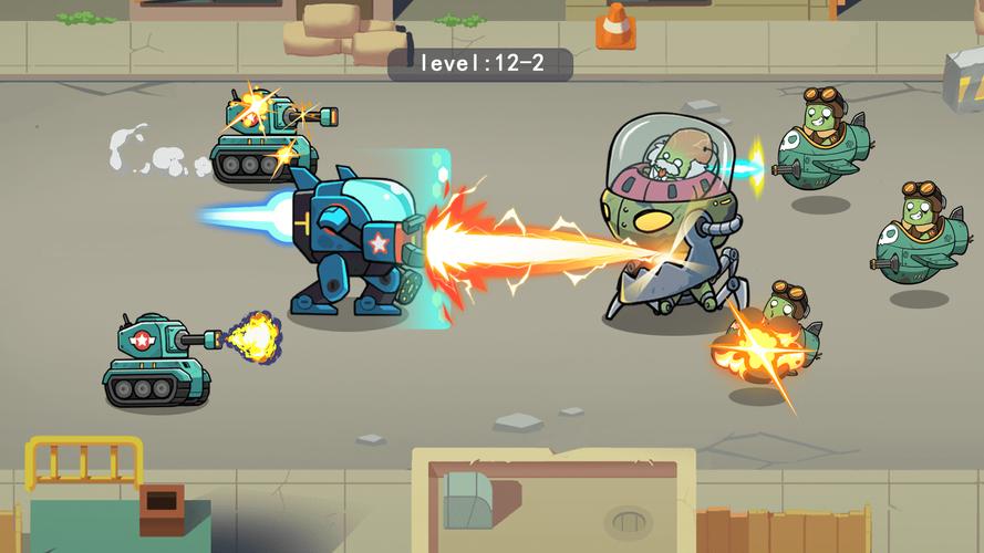 Merge Mech vs. Zombie Brawl應用截圖第3張