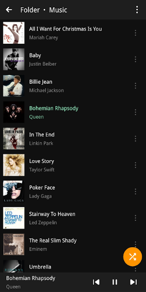PowerAudio Pro Music Player Captura de tela 1
