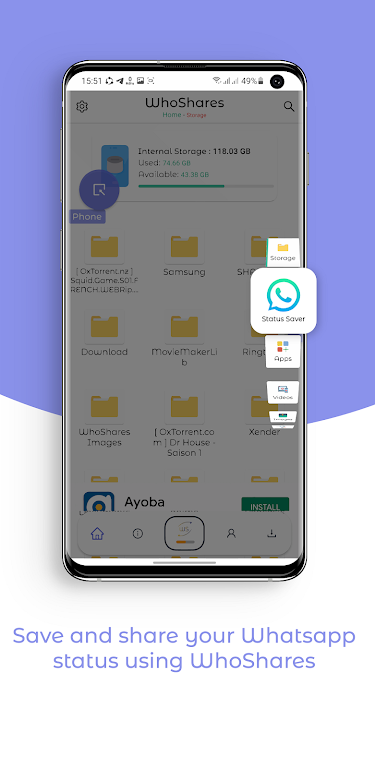 WhoShares ဖန်သားပြင်ဓာတ်ပုံ 2