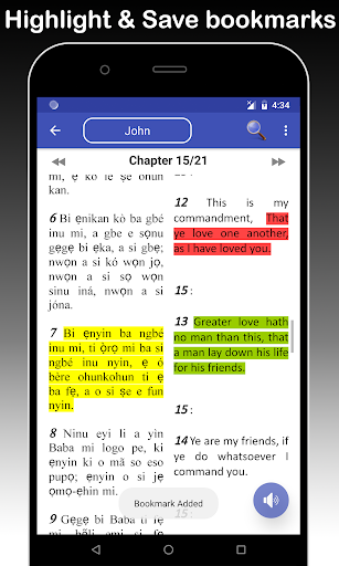 Yoruba & English Bible - With Full Offline Audio应用截图第3张