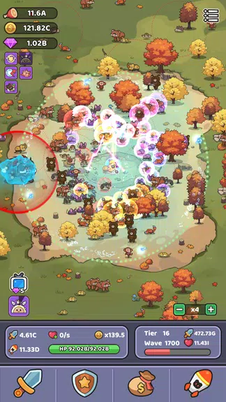 Wild Survival - Idle Defense Tangkapan skrin 1