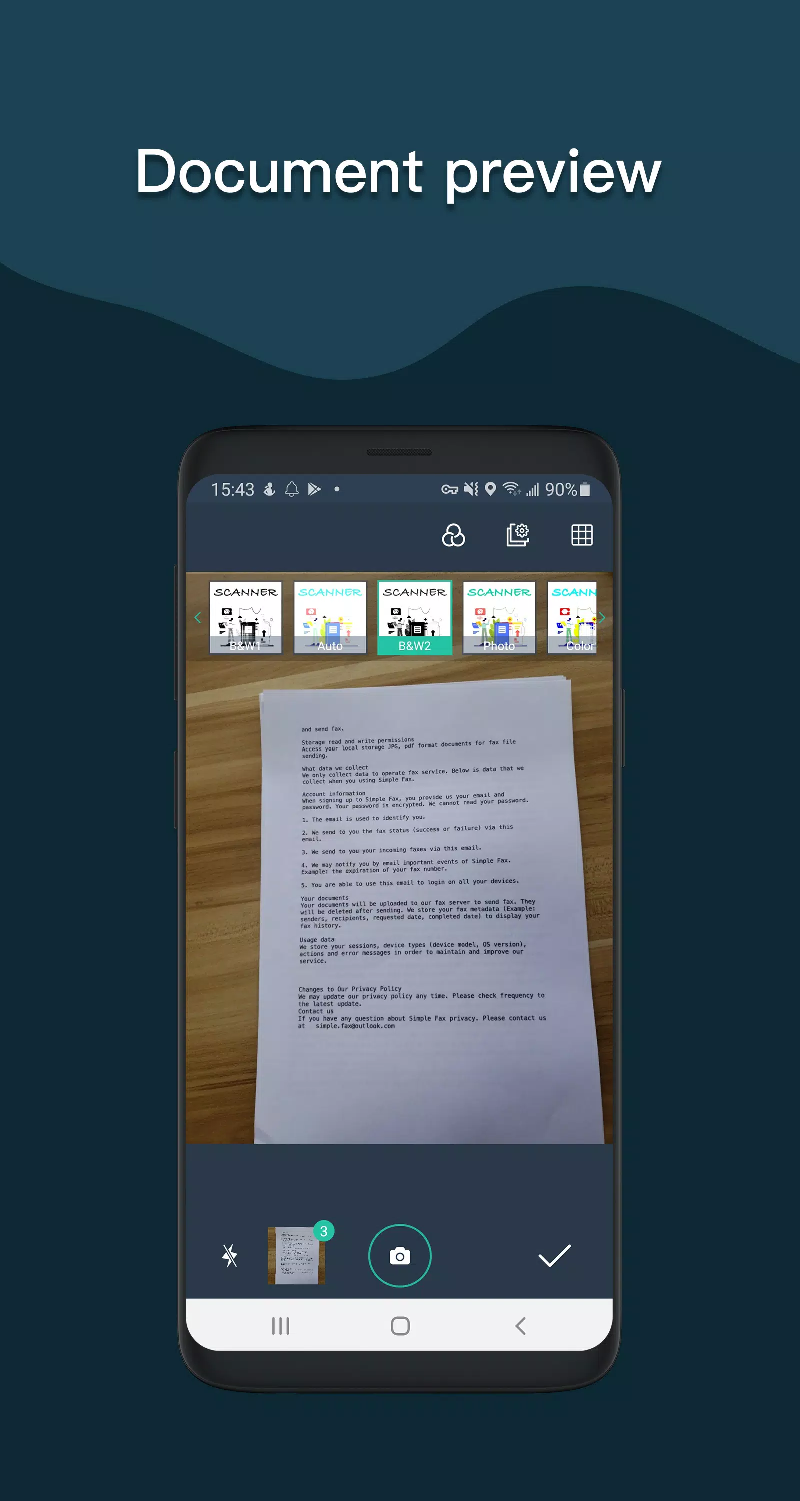 Simple Scan - PDF Scanner App Ekran Görüntüsü 4