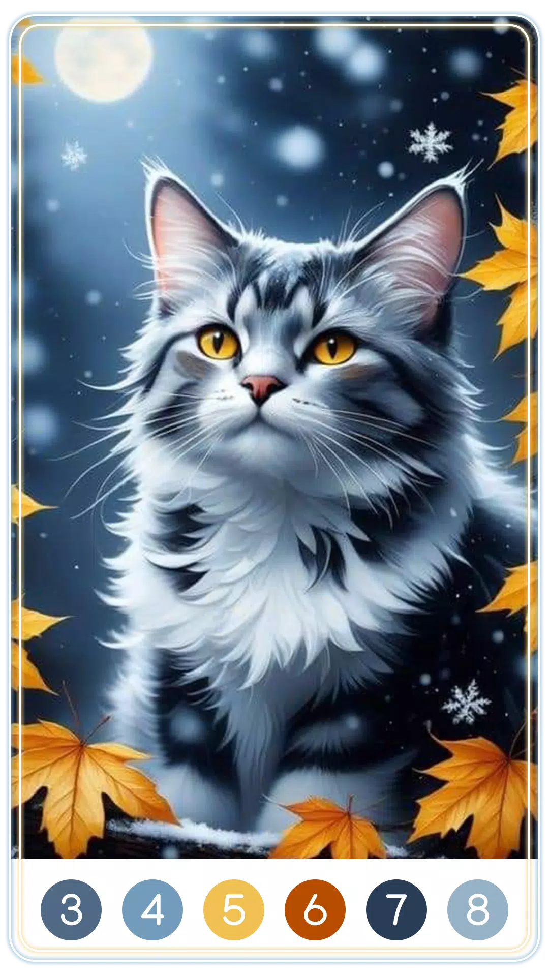 Cat Paint by Number Captura de pantalla 2