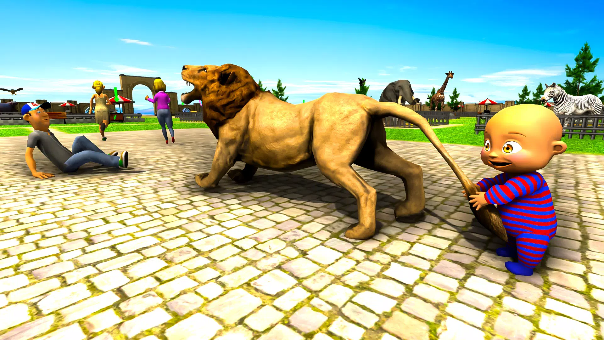 Naughty Baby 3D: Daddy Zoo Fun Screenshot 3