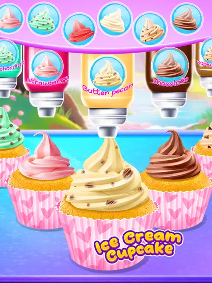 Cupcake Maker: Unicorn Cupcake應用截圖第4張