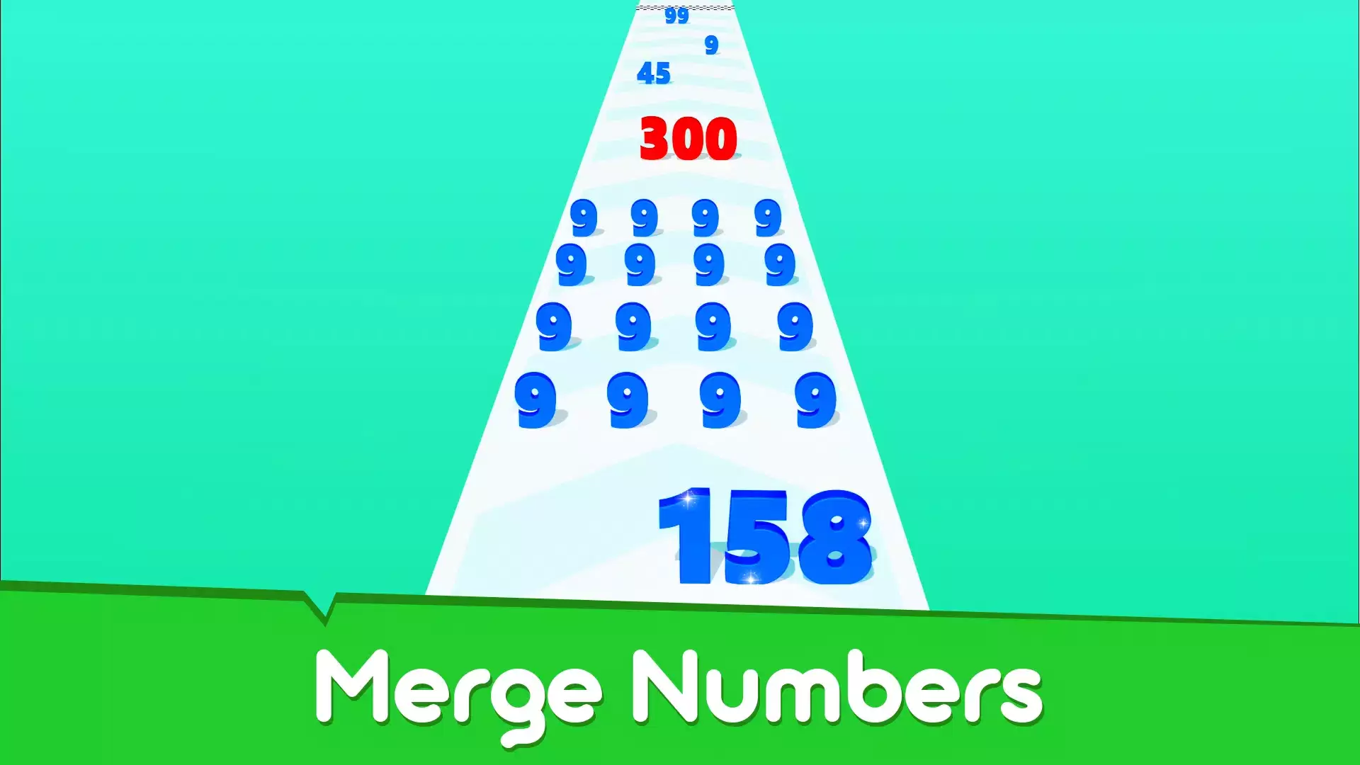 Run & Merge Numbers Game स्क्रीनशॉट 1