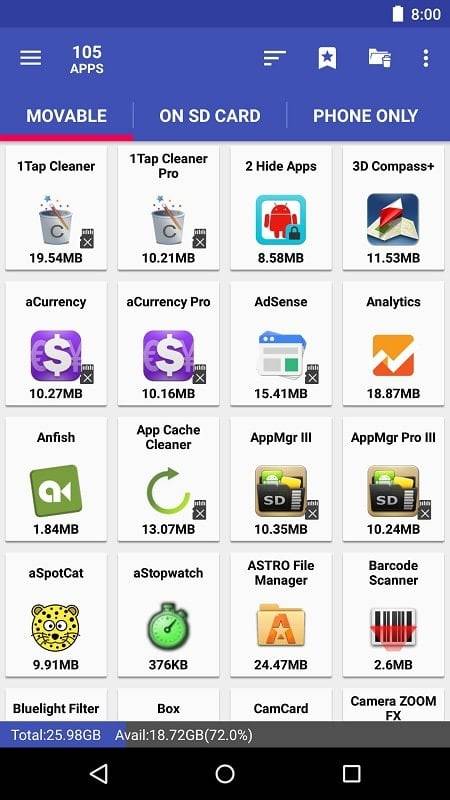 AppMgr Pro III ภาพหน้าจอ 1