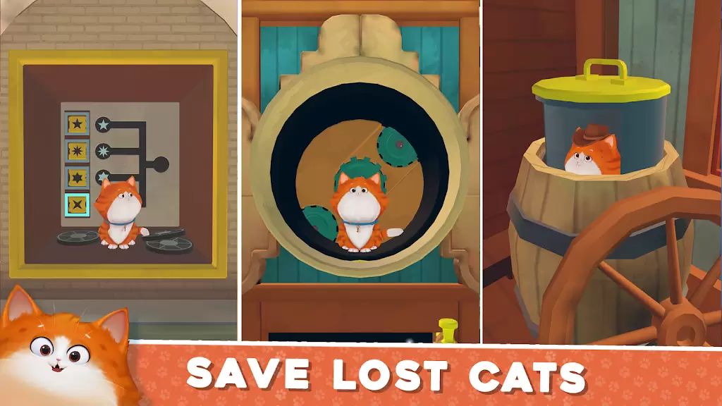 Cats in Time - Relaxing Puzzle Screenshot 2