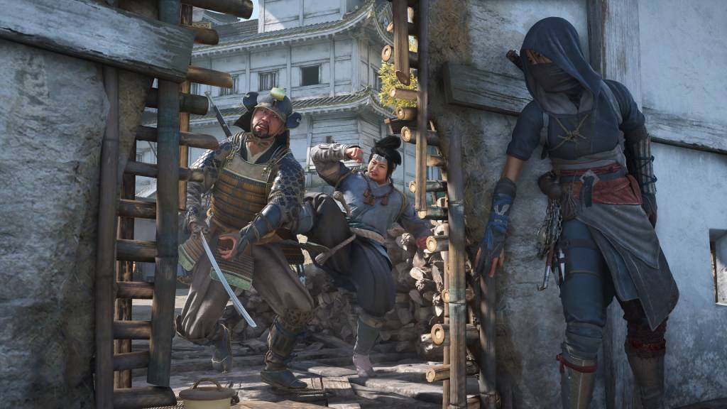 Naoe e Yaya se unem para lutar em Assassin's Creed Shadows, imagem via Ubisoft