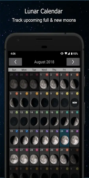 Phases of the Moon Pro Captura de pantalla 3