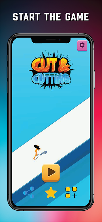 Cut & Cutting: Sword Sprint Schermafbeelding 1