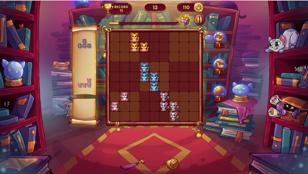 Mouse land block 9x9: Puzzle 스크린샷 4