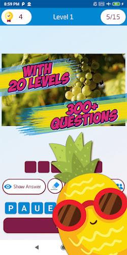 Guess the fruit name game スクリーンショット 3