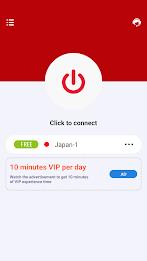 VPN Japan - JP VPN Proxy Capture d'écran 1