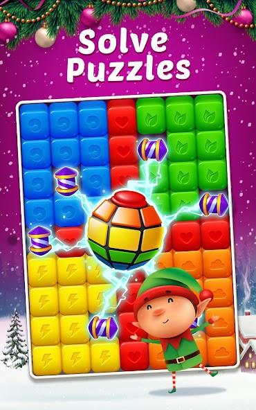 Toy Cubes Pop - Match 3 Game Mod स्क्रीनशॉट 3