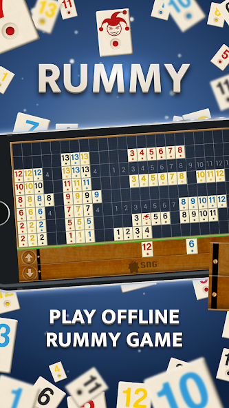 Rummy - Offline Board Game Mod 스크린샷 1