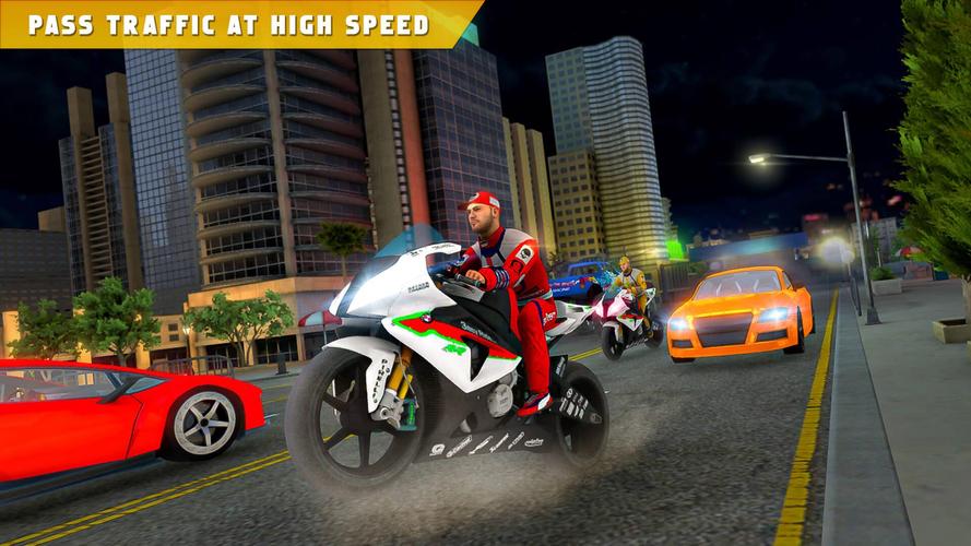 Highway Traffic Bike Race Moto スクリーンショット 3