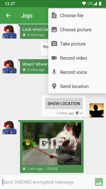 Conversations (Jabber / XMPP) Captura de pantalla 2