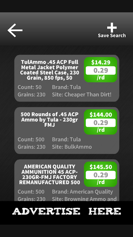 AmmoSeek Screenshot 4